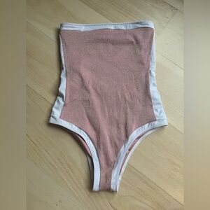 Alexandra Miro Whitney Strapless One-Piece Swimsuit